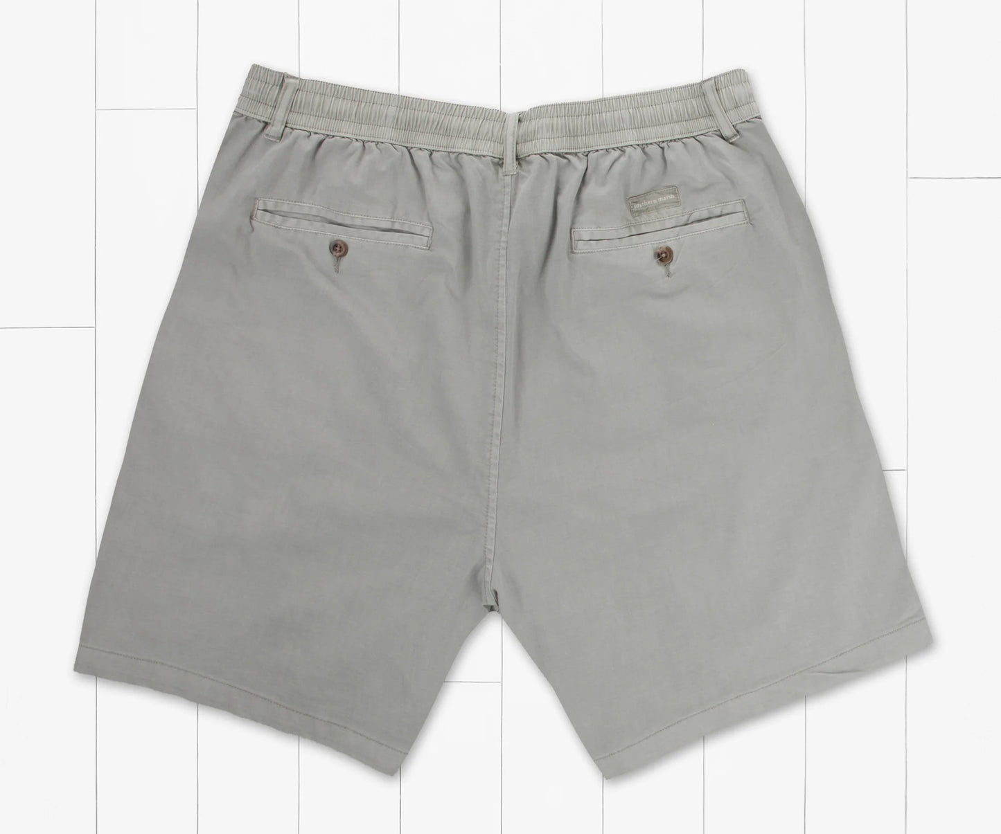 Lanier Stretch Relaxed Short by Southern Marsh - Light Gray