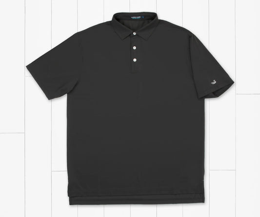 Santa Clara Performance Polo by Southern Marsh - Charcoal Gray