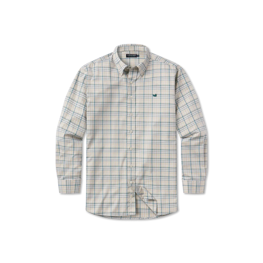 Southern Marsh Hartsville Plaid Dress Shirt - Dark Green & Olive