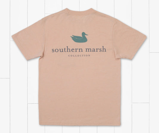 Youth Seawash Authentic Tee by Southern Marsh - Terracotta