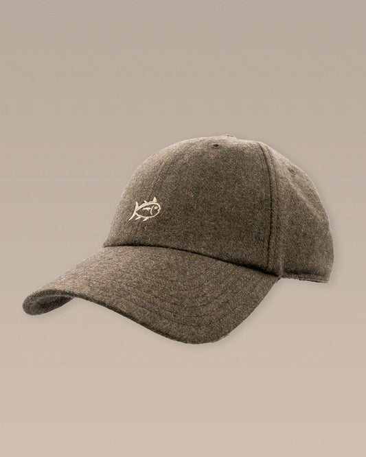 Skipjack Wool Leather Strap Hat - Sage