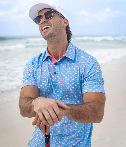 Par Fore Printed Polo by Southern Shirt Co