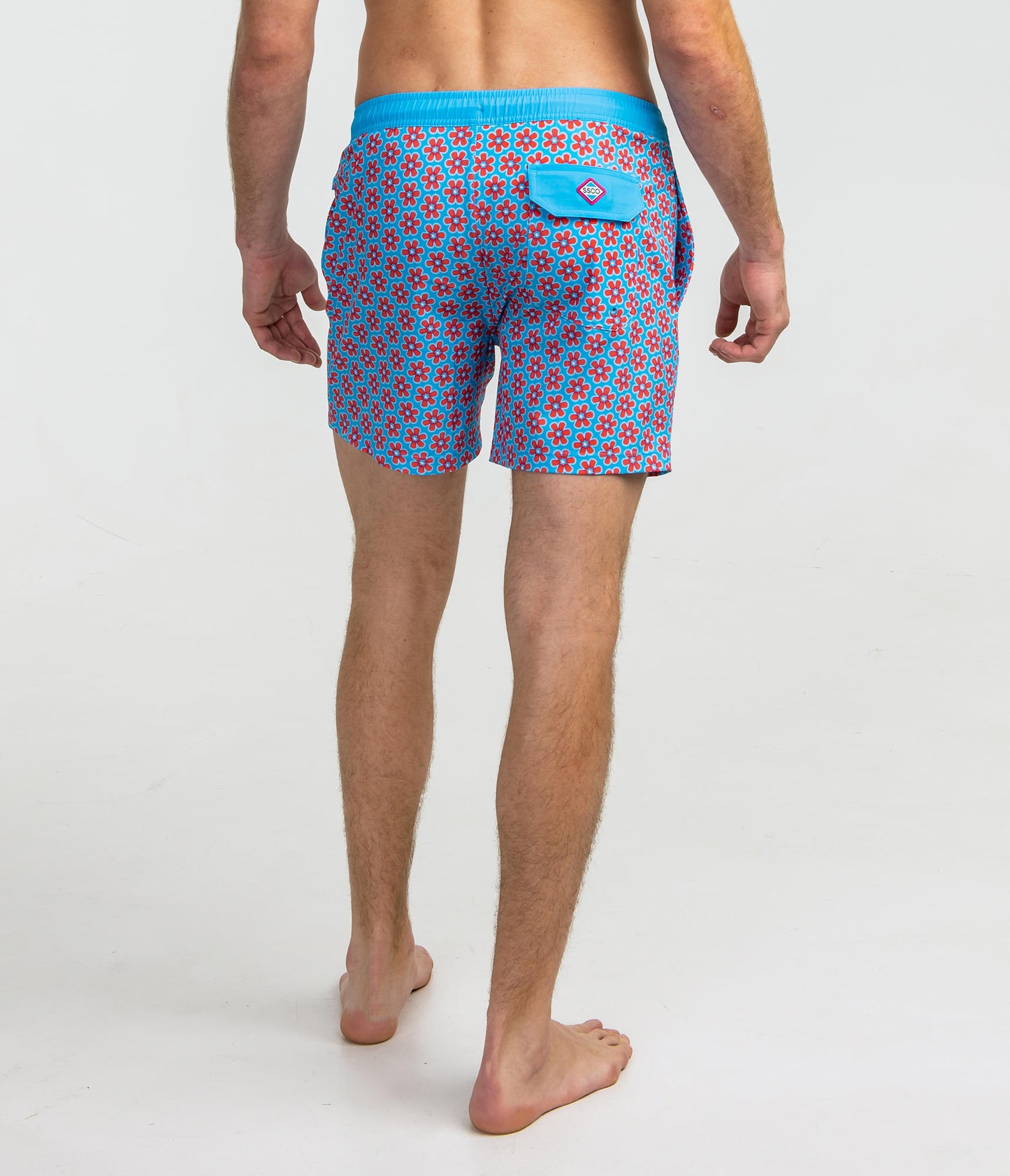 Flower Pong Swim Shorts by Southern Shirt Co