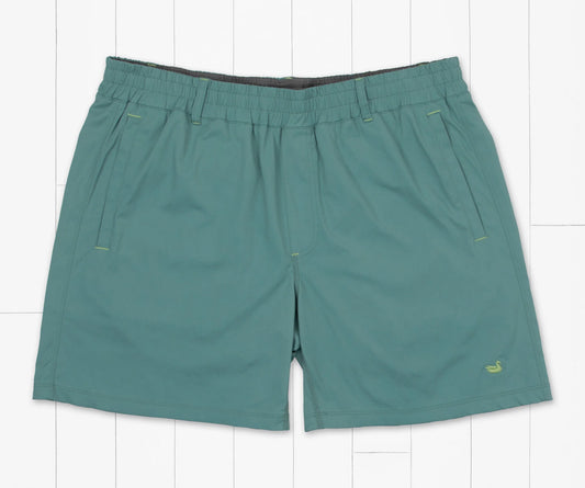 Billfish Lined Performance Short by Southern Marsh - Burnt Sage