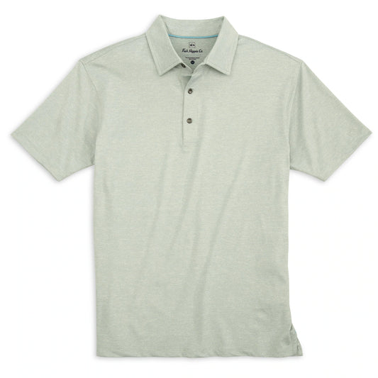 Fish Hippie Boden Streak Performance Polo - Chrome