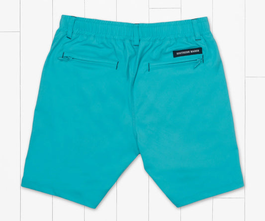 YOUTH Billfish Lined Performance Short by Southern Marsh - Antigua Blue